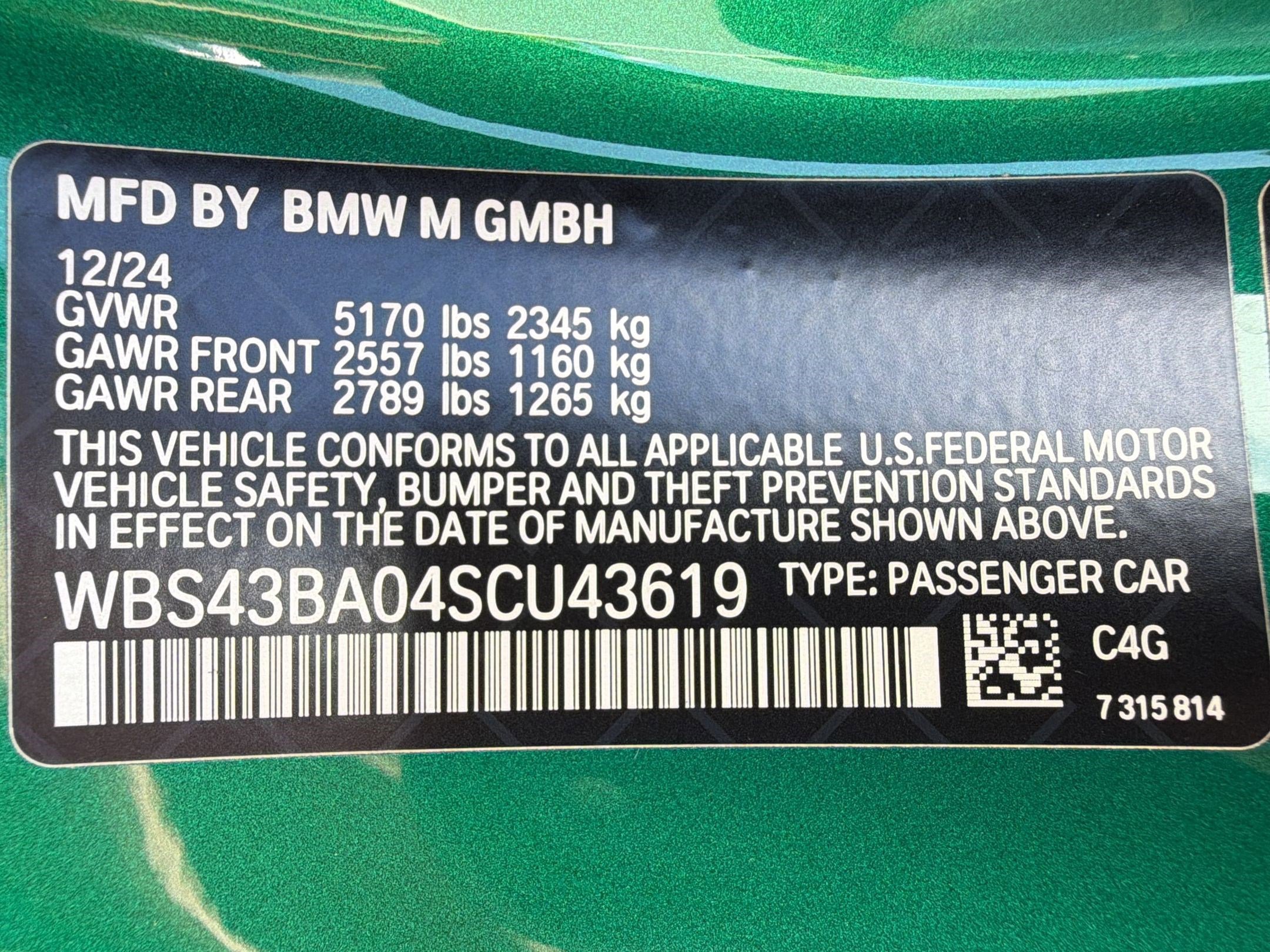 Certified 2025 BMW M4 xDrive Competition AWD/4WD image 17