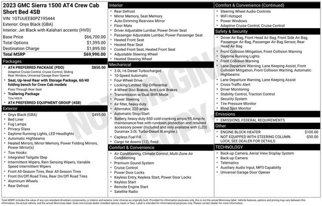 Used 2023 GMC Sierra 1500 AT4 w/ AT4 Preferred Package image 27