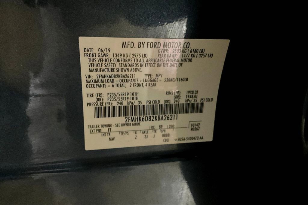 Used 2019 Ford Flex Limited w/ Equipment Group 301A image 32