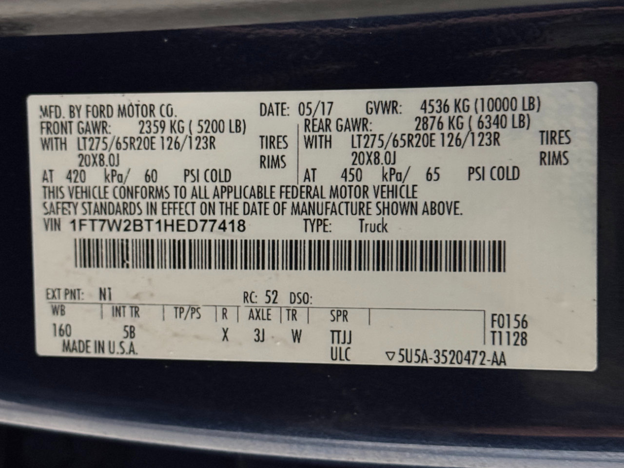 Used 2017 Ford F250 Lariat w/ Lariat Ultimate Package image 85