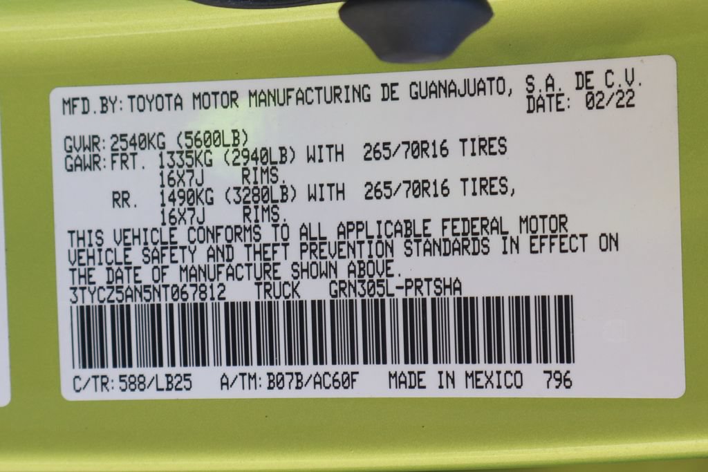 Used 2022 Toyota Tacoma TRD Pro AWD/4WD image 58