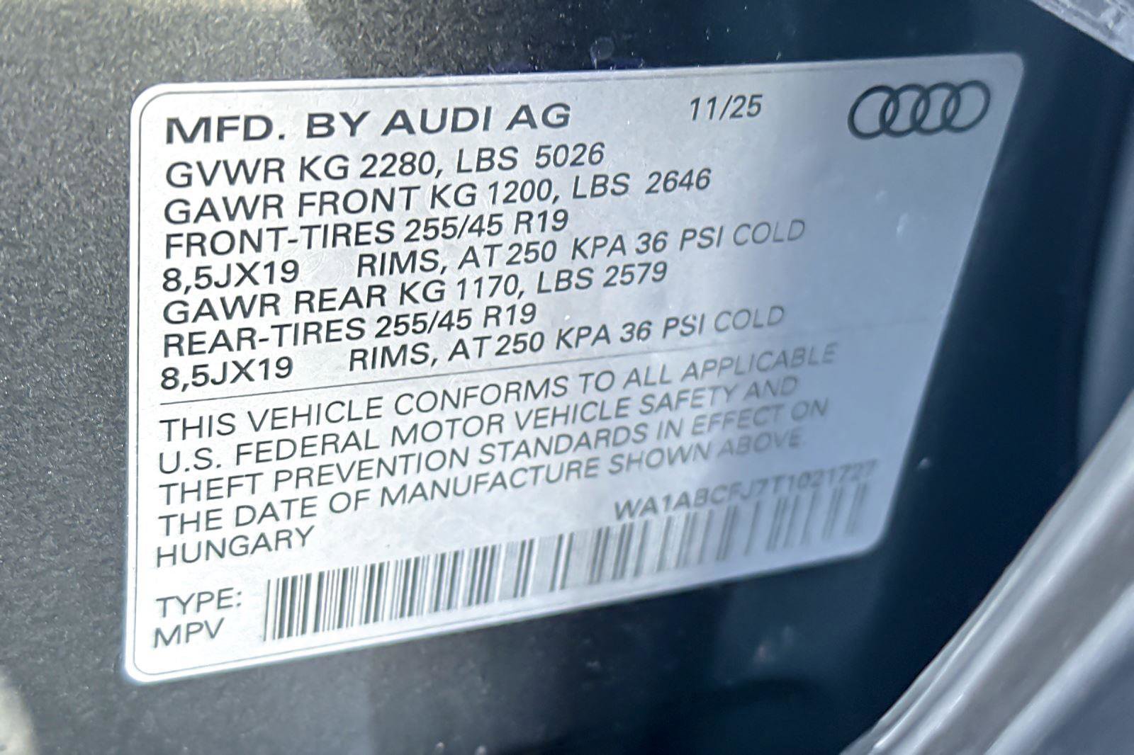 New 2026 Audi Q3 quattro 2.0T image 27