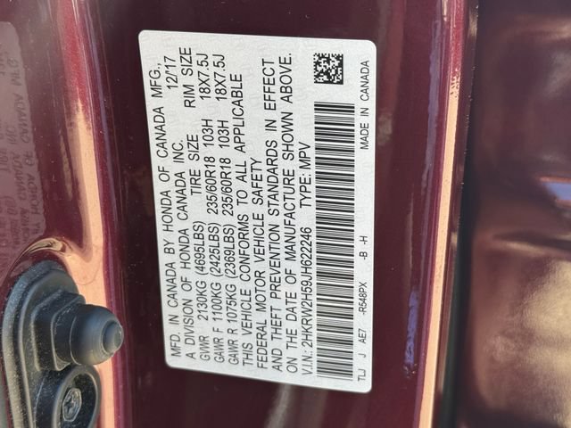 Certified 2018 Honda CR-V EX image 29