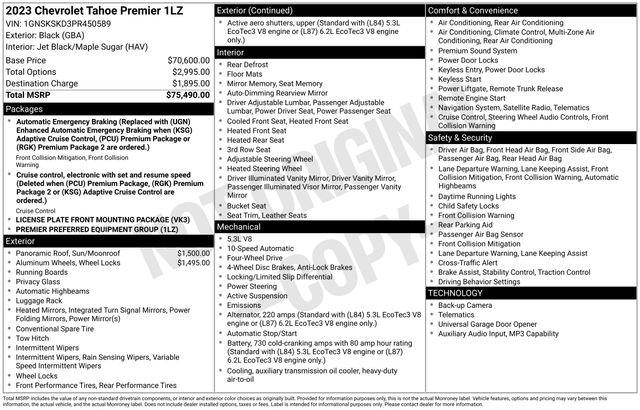 Used 2023 Chevrolet Tahoe Premier image 19