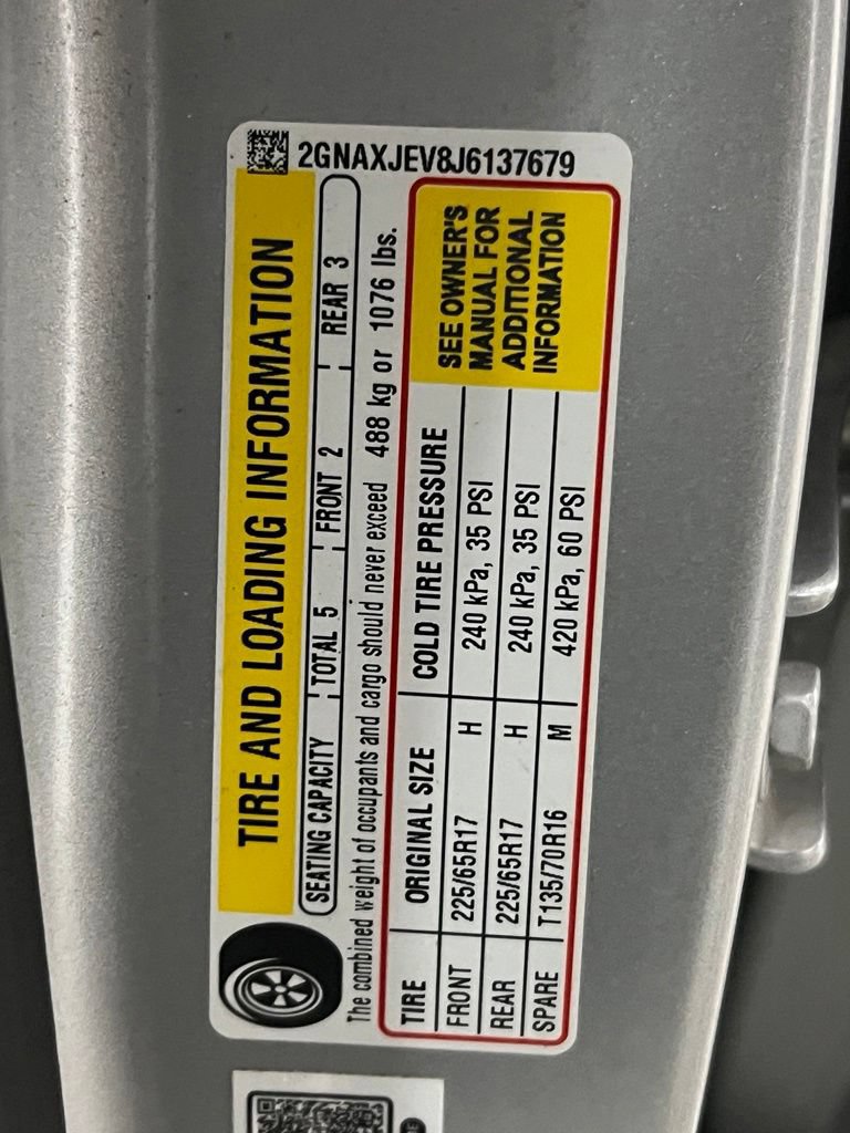 Certified 2018 Chevrolet Equinox LT FWD image 31
