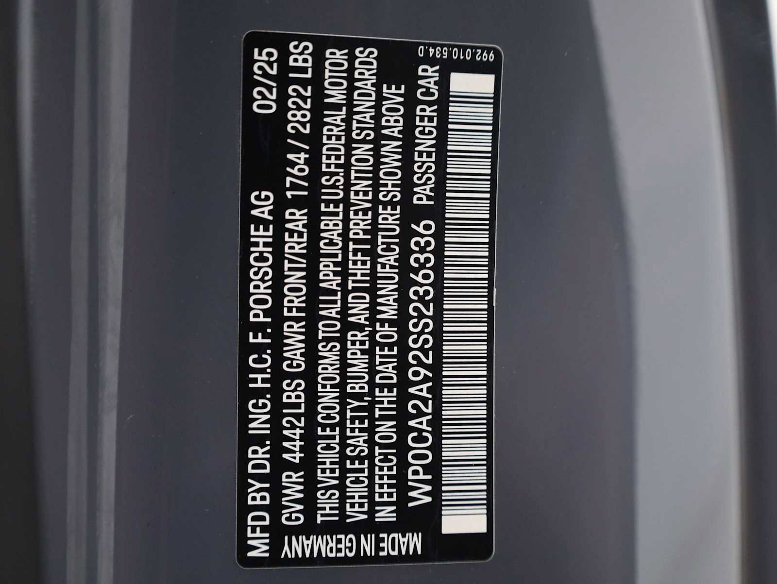 Certified 2025 Porsche 911 Carrera RWD image 43