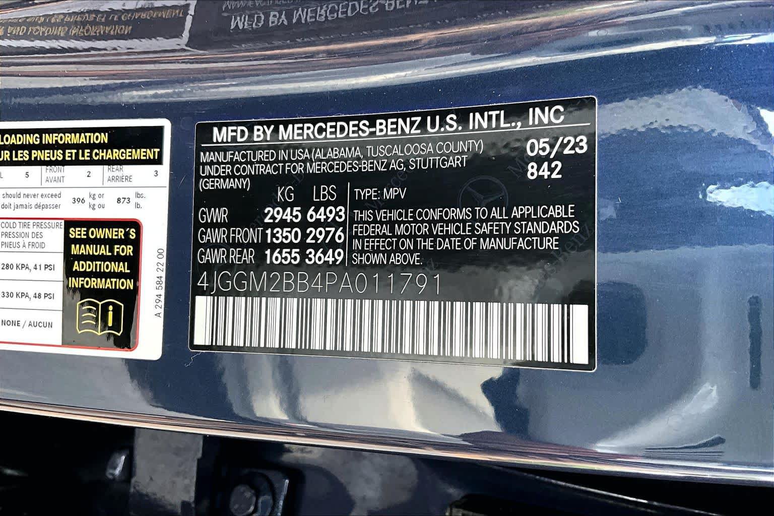 Certified 2023 Mercedes-Benz EQE 350+ SUV image 31