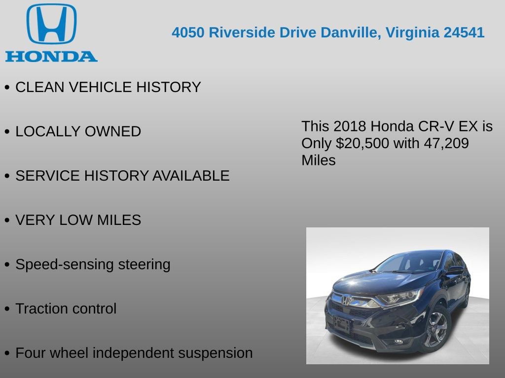 Used 2018 Honda CR-V EX image 7