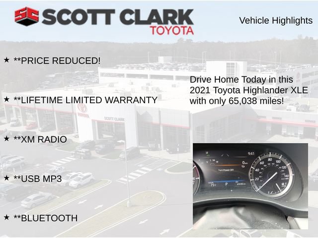 Used 2021 Toyota Highlander XLE AWD/4WD image 11