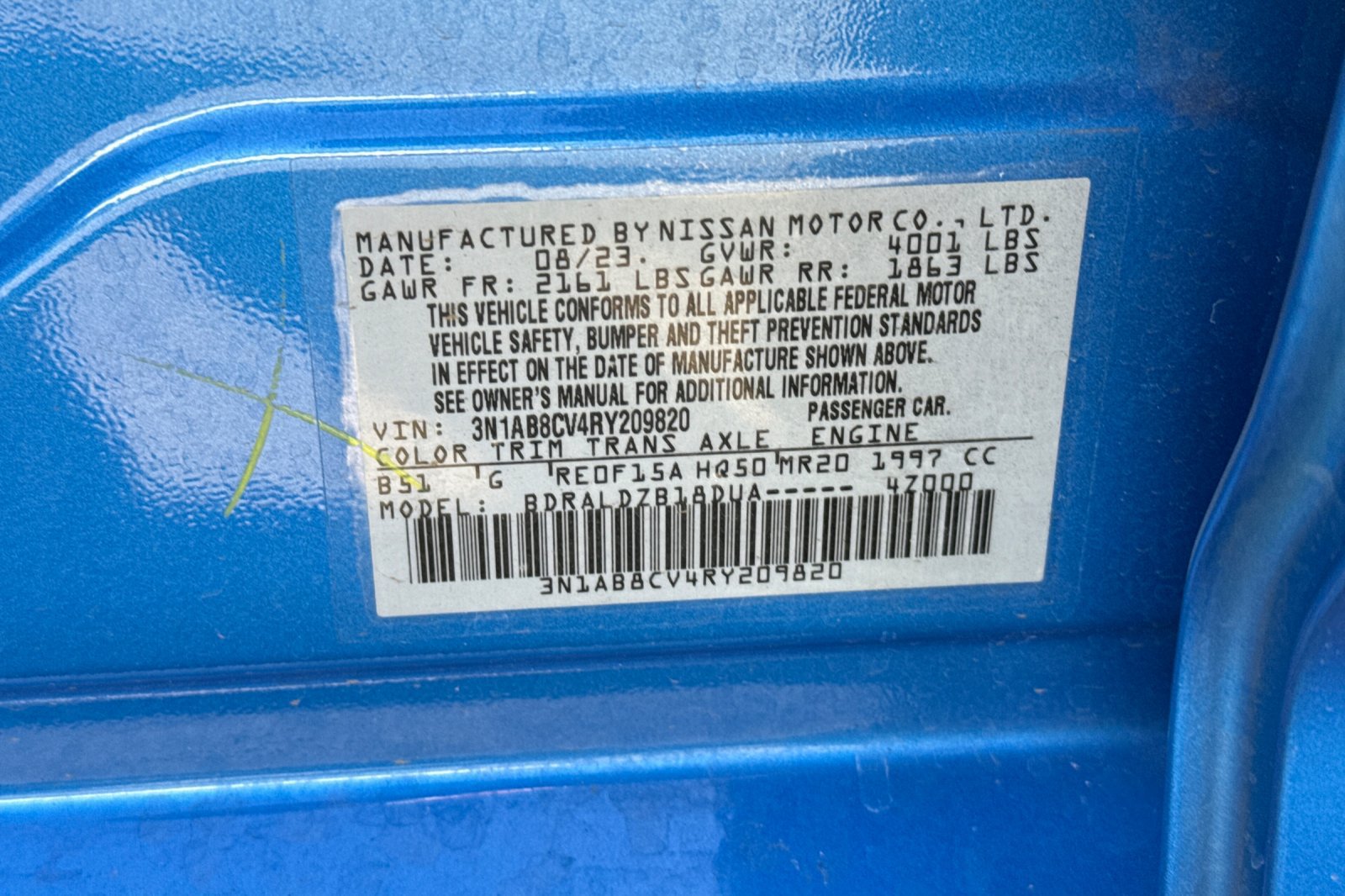 Certified 2024 Nissan Sentra SV FWD image 35