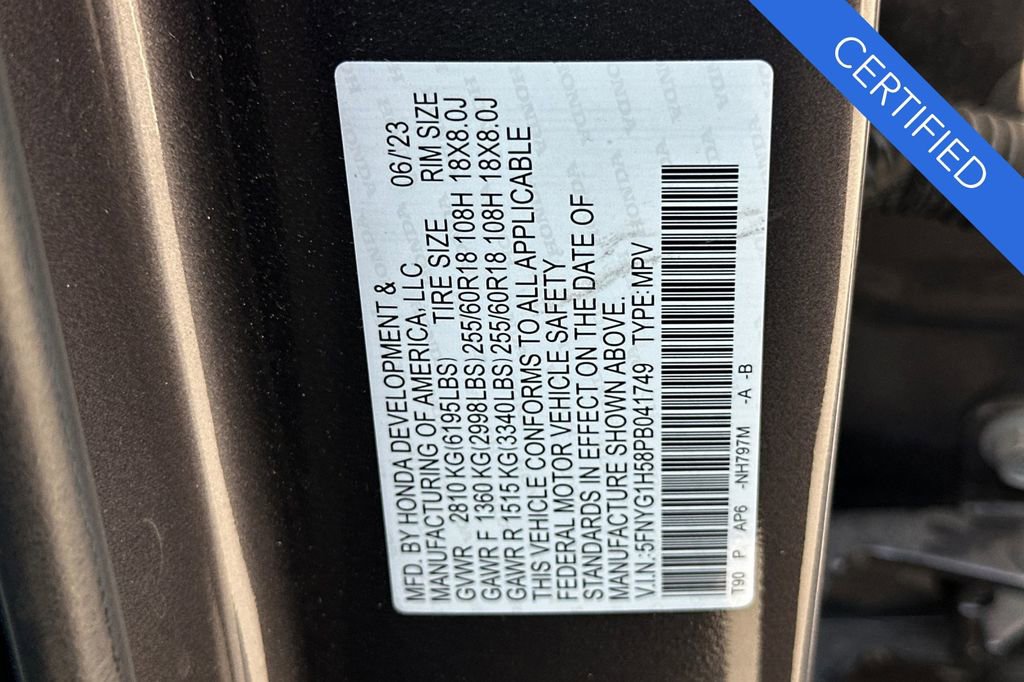 Certified 2023 Honda Pilot EX-L image 36