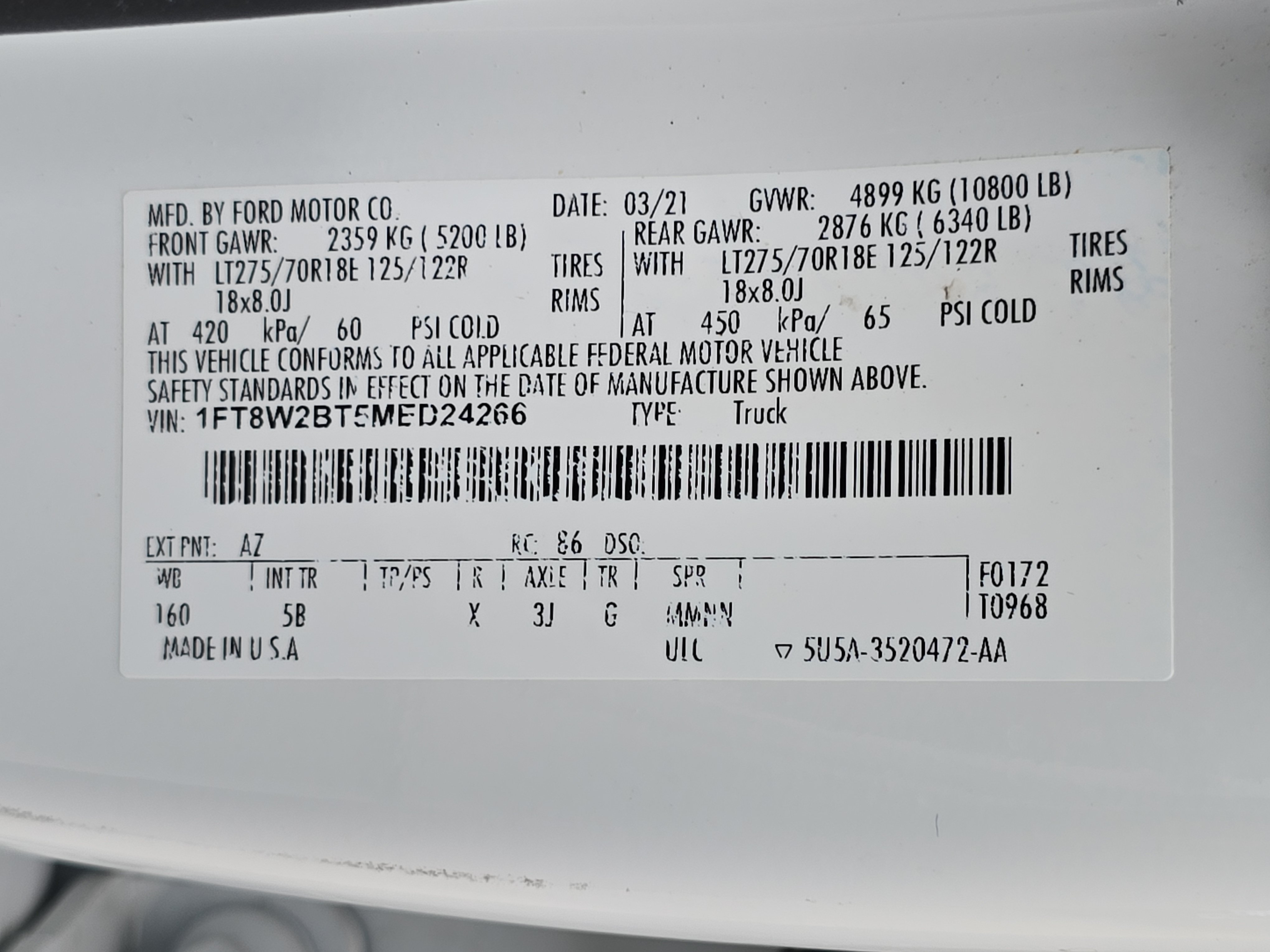 Used 2021 Ford F250 Lariat w/ Lariat Ultimate Package AWD/4WD image 36