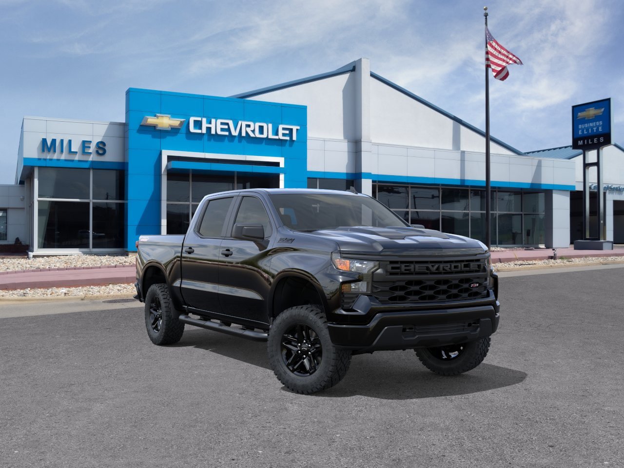 New 2026 Chevrolet Silverado 1500 Custom Trail Boss w/ Dark Appearance Package AWD/4WD video 1