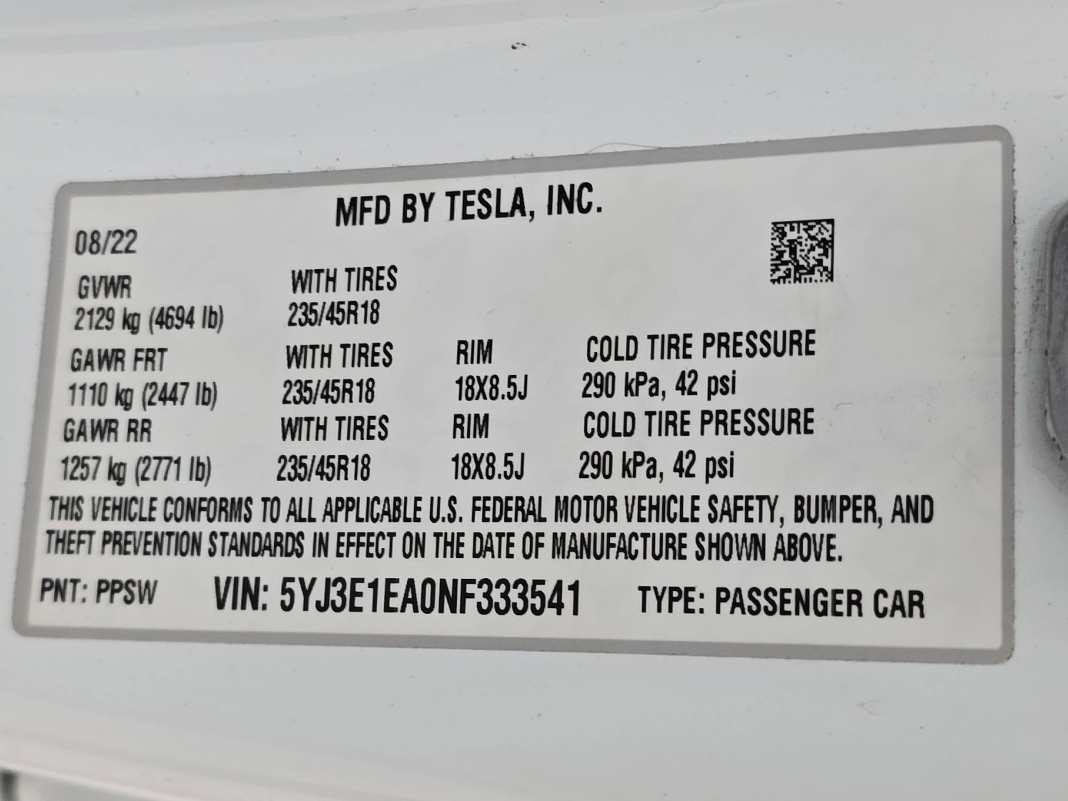 Used 2022 Tesla Model 3 RWD image 35