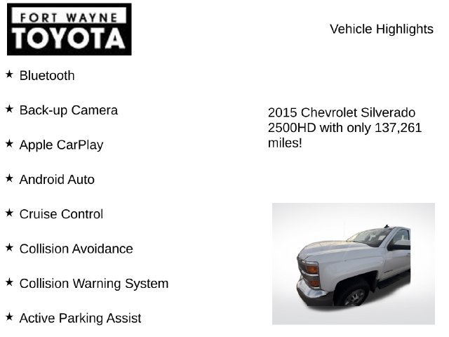Used 2015 Chevrolet Silverado 2500 LT AWD/4WD image 7