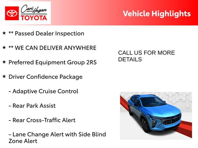 Used 2025 Chevrolet Trax RS w/ Driver Confidence Package FWD image 5