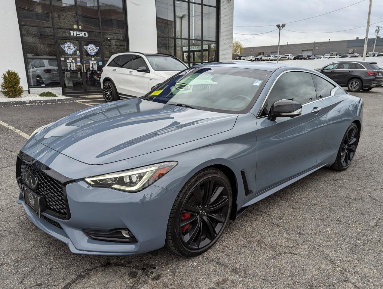Used 2021 INFINITI Q60 Red Sport 400 w/ Cargo Package AWD/4WD image 2