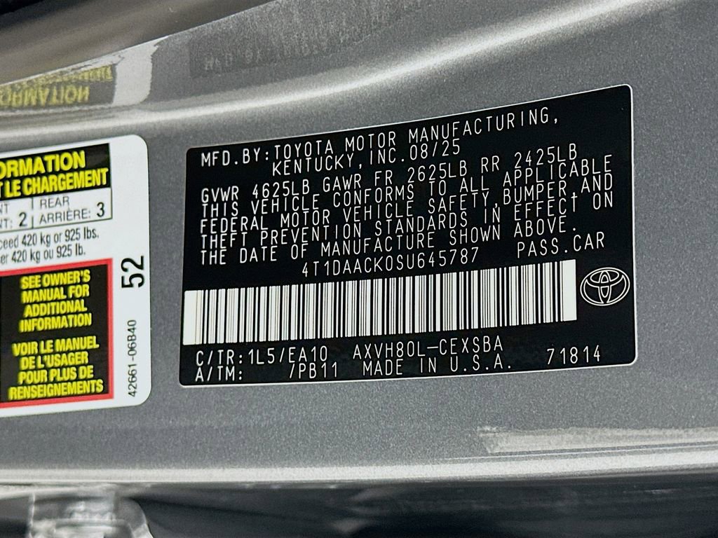 Certified 2025 Toyota Camry SE w/ Convenience Package image 32