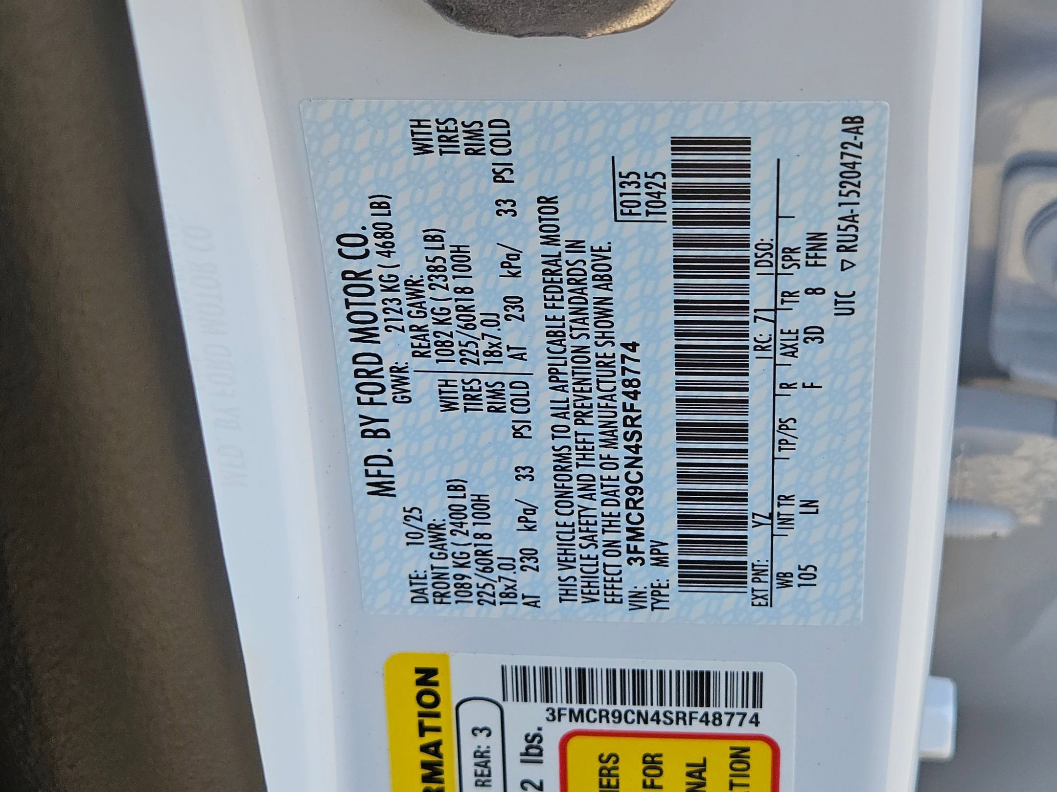 New 2025 Ford Bronco Sport Outer Banks w/ Outer Banks Tech Package+ image 17