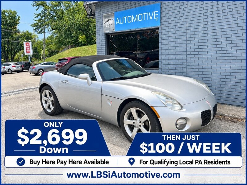 Used 2008 Pontiac Solstice Convertible w/ Premium Package RWD image 1