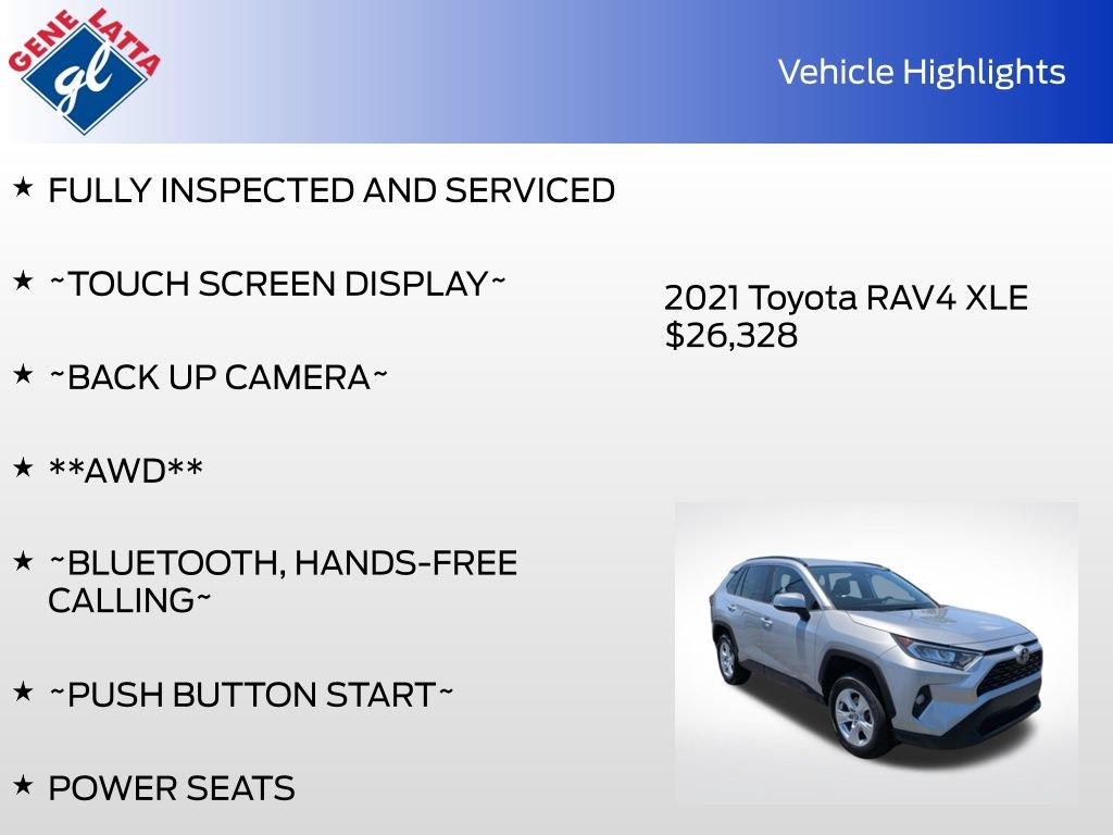 Used 2021 Toyota RAV4 XLE AWD/4WD image 31