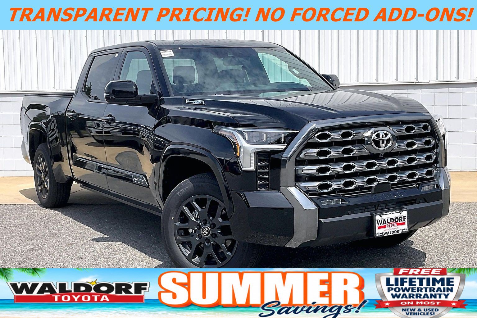 New 2026 Toyota Tundra Platinum