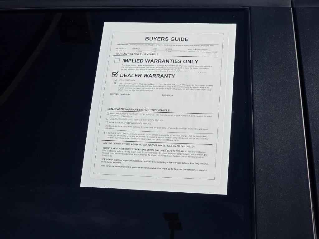 Used 2025 Chevrolet Equinox LT w/ Convenience Package II FWD image 44