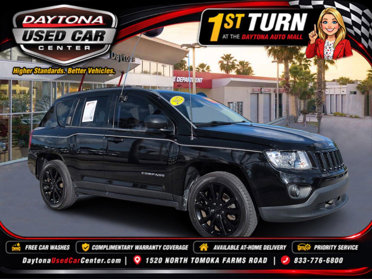 Used 2012 Jeep Compass Latitude w/ Altitude Pkg FWD image 1