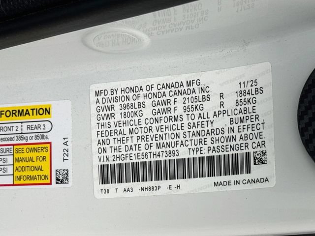 Used 2026 Honda Civic Si image 24