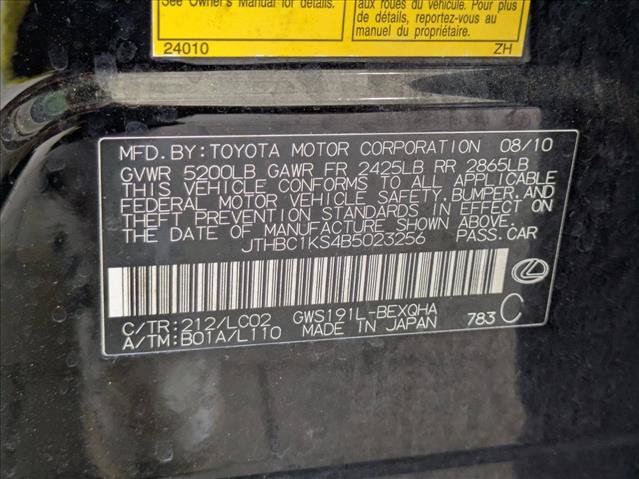 Used 2011 Lexus GS 450h RWD image 22