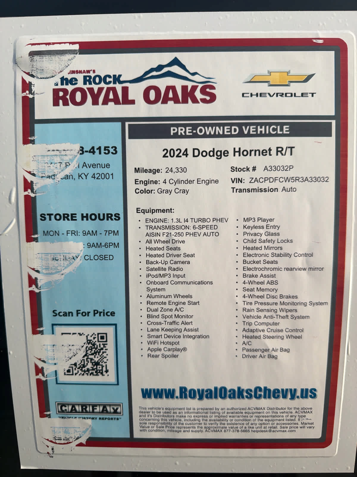 Used 2024 Dodge Hornet R/T AWD/4WD image 27