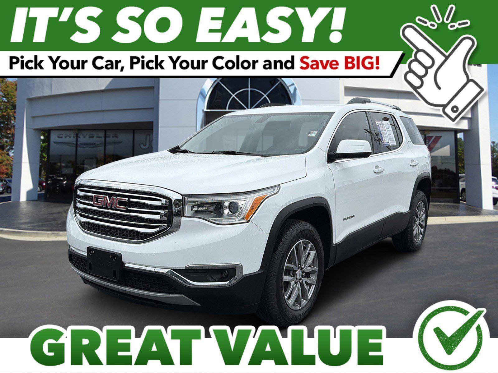Used 2018 GMC Acadia SLE w/ Driver Alert Package I FWD image 1