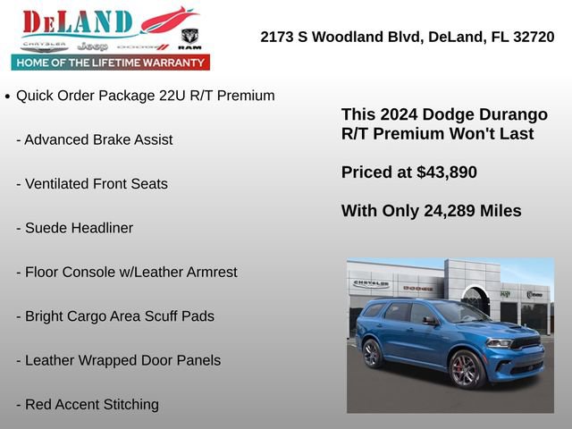 Used 2024 Dodge Durango R/T AWD/4WD image 6