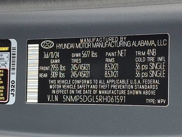Used 2024 Hyundai Santa Fe Calligraphy AWD/4WD image 28