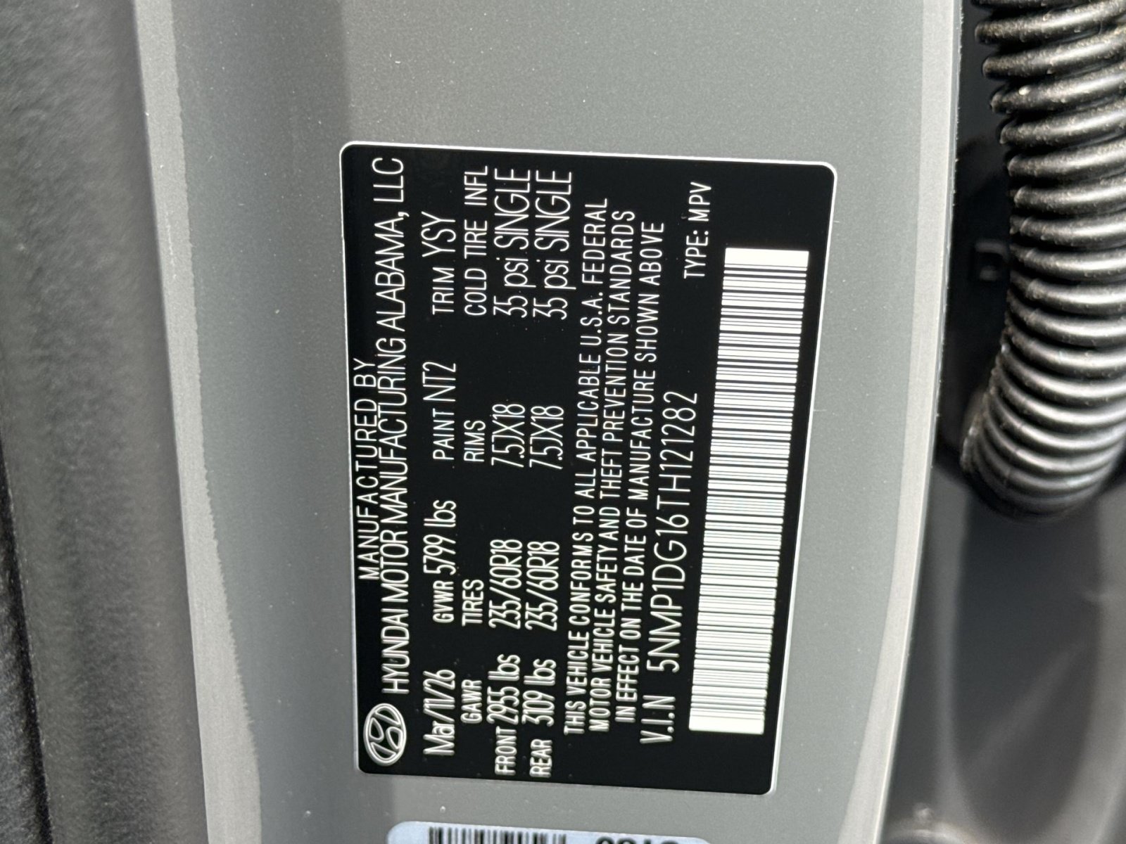 New 2026 Hyundai Santa Fe SE AWD/4WD image 30