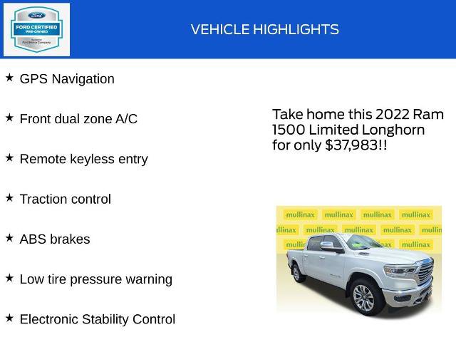 Used 2022 RAM 1500 Limited AWD/4WD image 18