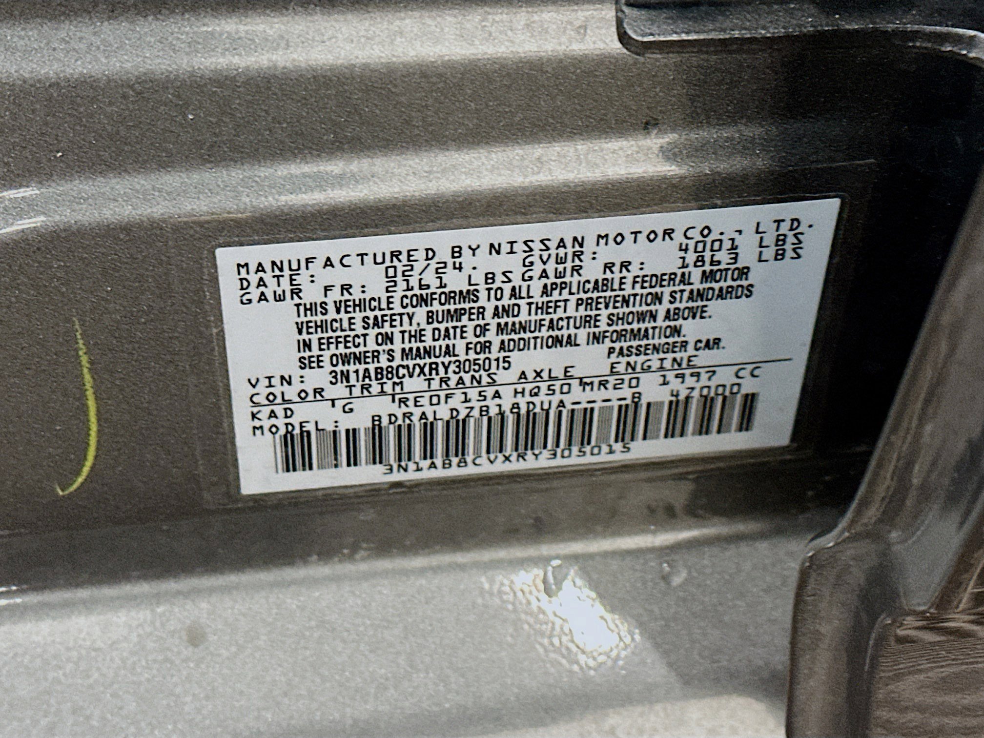 Used 2024 Nissan Sentra SV FWD image 12