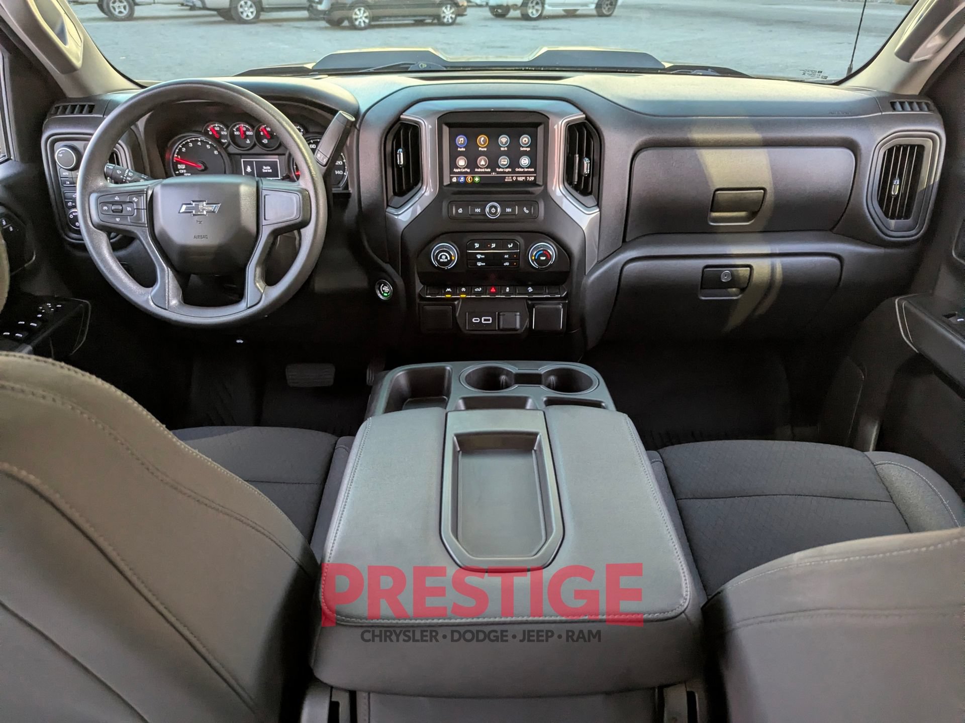 Used 2025 Chevrolet Silverado 1500 Custom Trail Boss w/ Turbomax Blackout Package AWD/4WD image 27