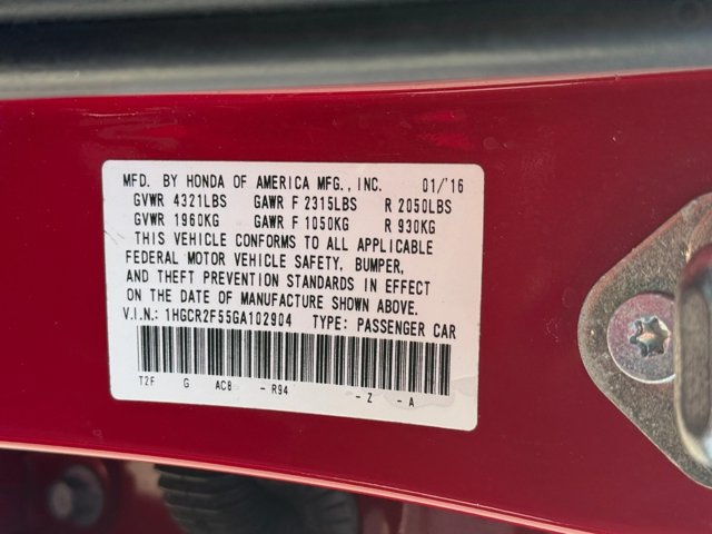 Used 2016 Honda Accord Sport image 24