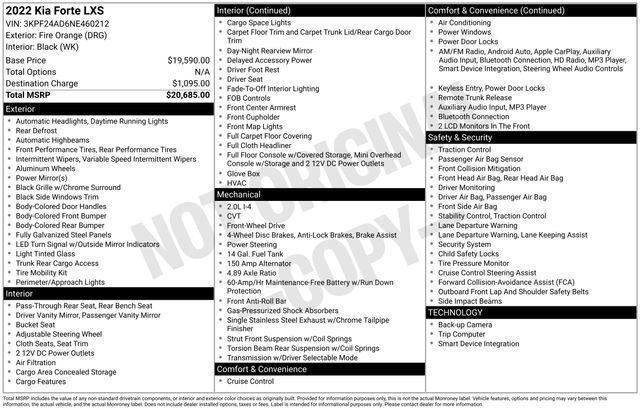Used 2022 Kia Forte LXS image 4