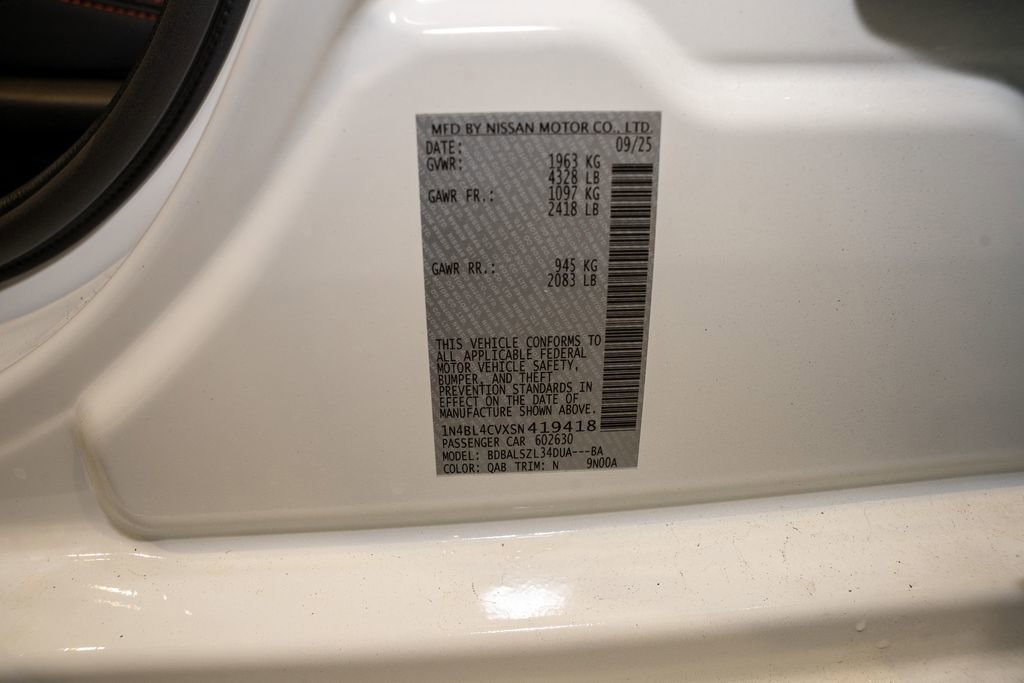 New 2025 Nissan Altima 2.5 SR image 19