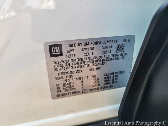 Certified 2022 Chevrolet TrailBlazer LT w/ Convenience Package AWD/4WD image 31