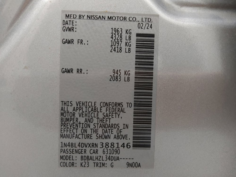Used 2024 Nissan Altima 2.5 SV image 33