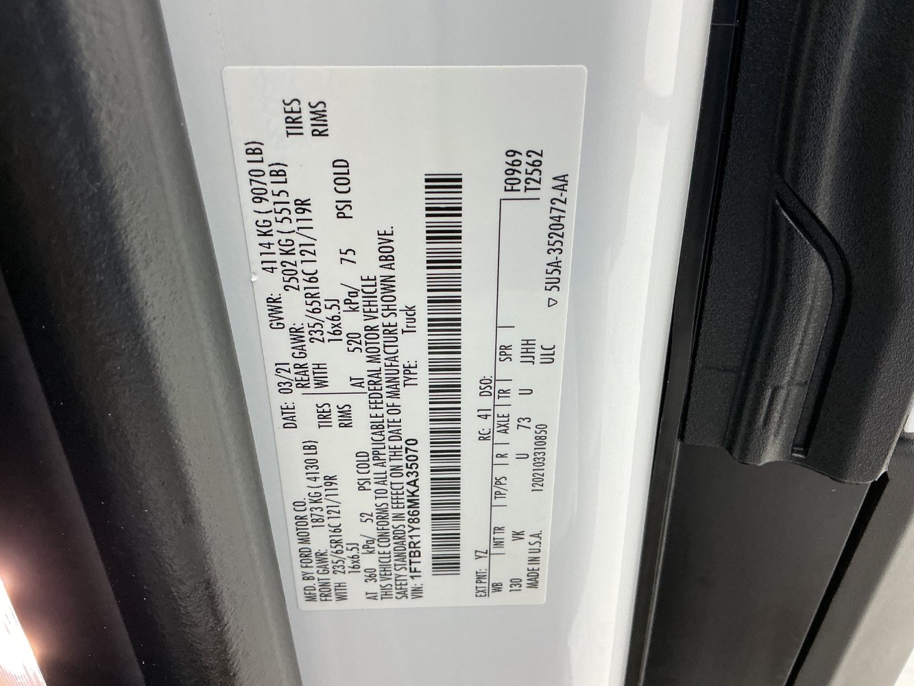 Used 2021 Ford Transit 250 Low Roof RWD image 38