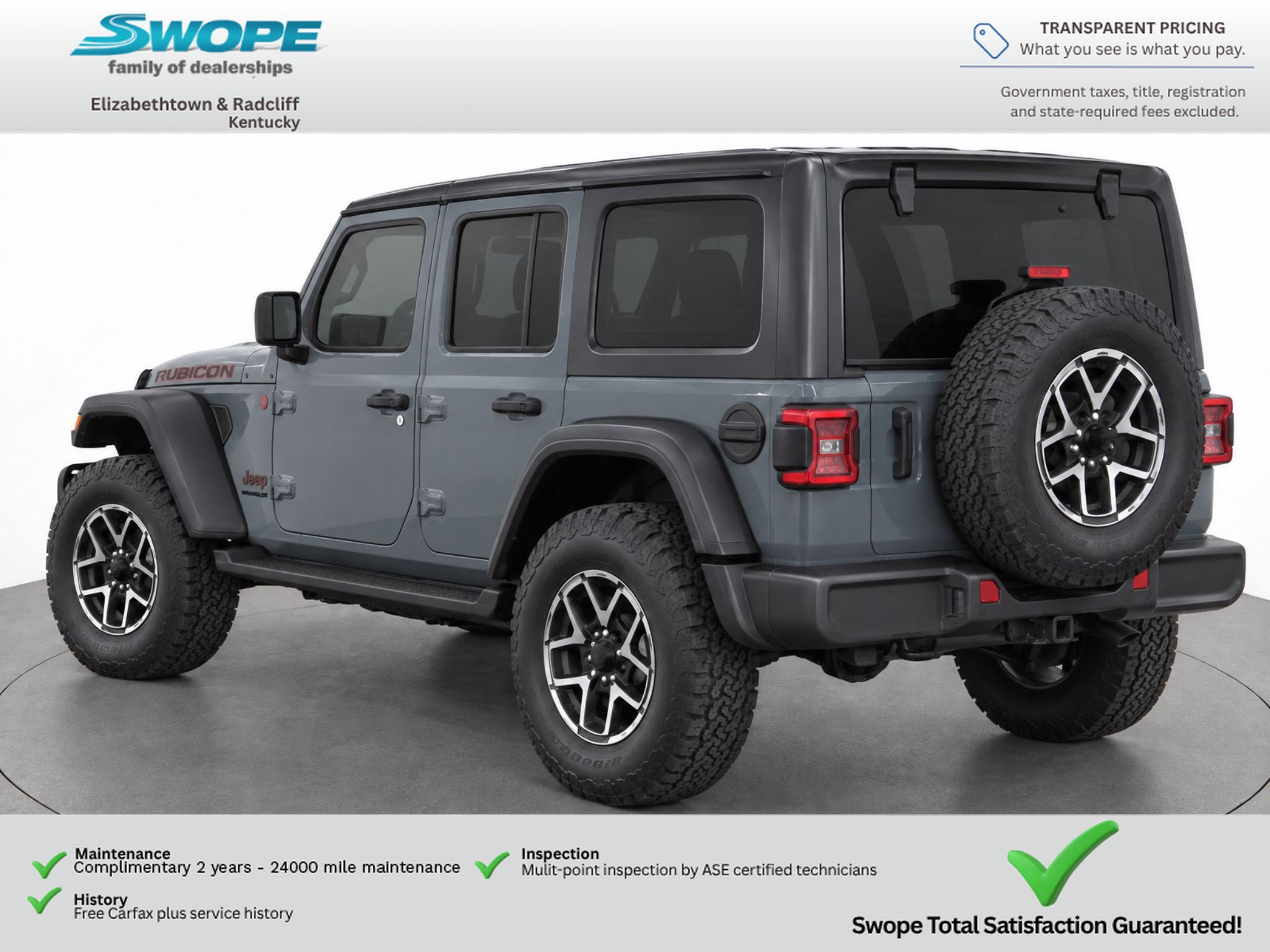 Used 2024 Jeep Wrangler Unlimited Rubicon w/ Convenience Group AWD/4WD image 7