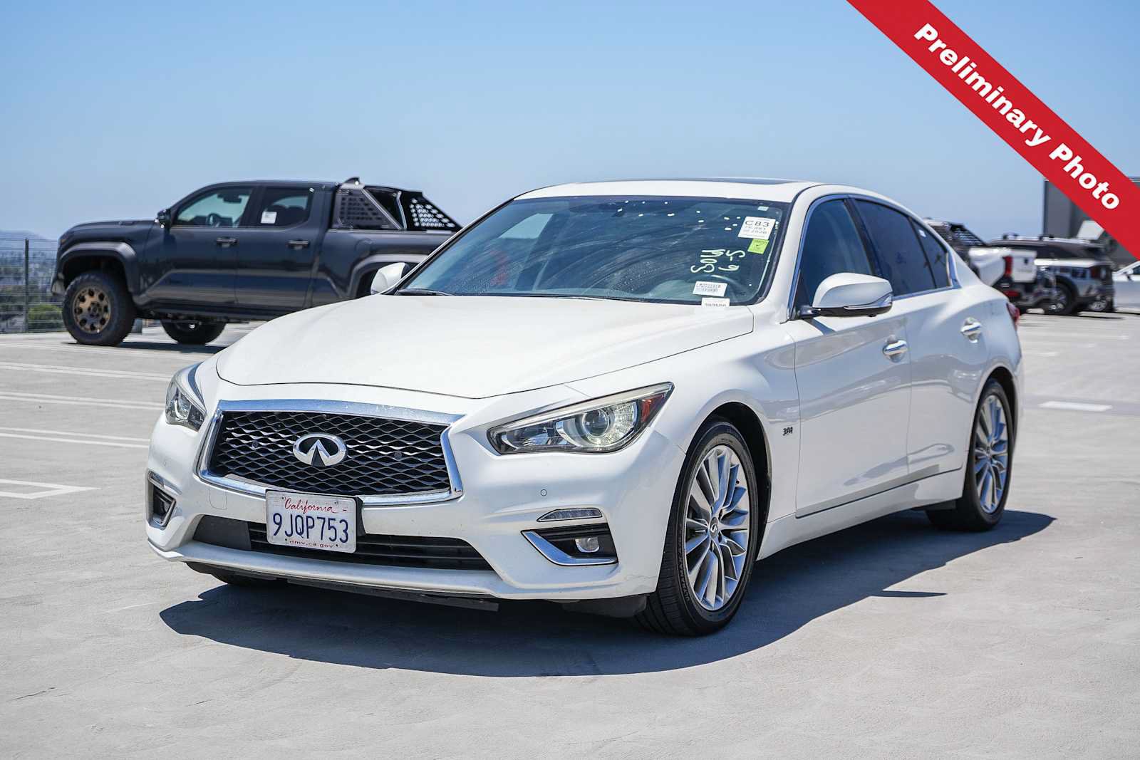 Used 2020 INFINITI Q50 Luxe w/ Essential Package (3.0T Luxe) RWD image 1