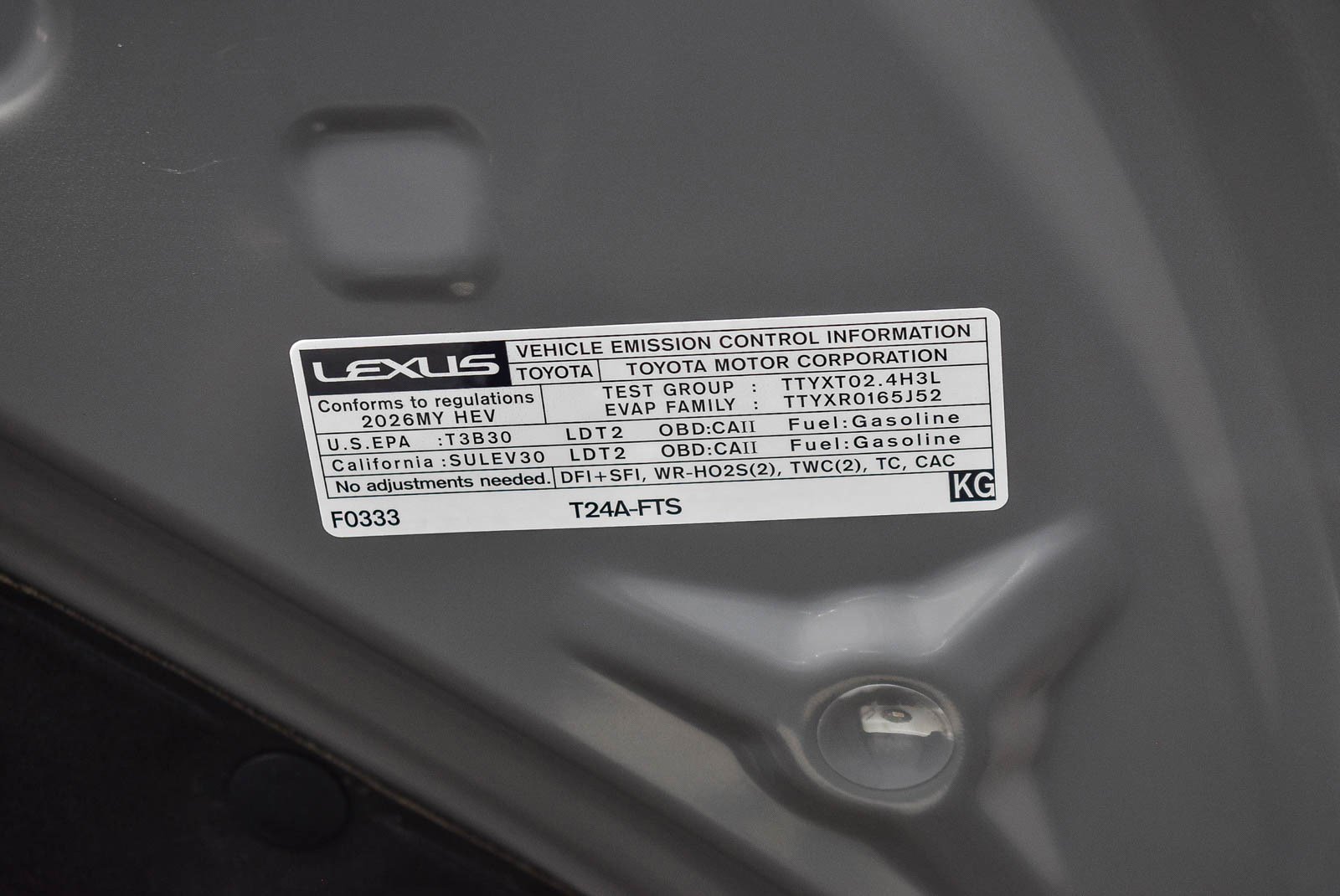 New 2026 Lexus RX 500h F Sport image 27