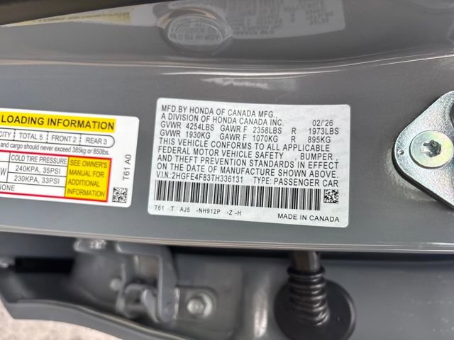 New 2026 Honda Civic Sport Touring image 31