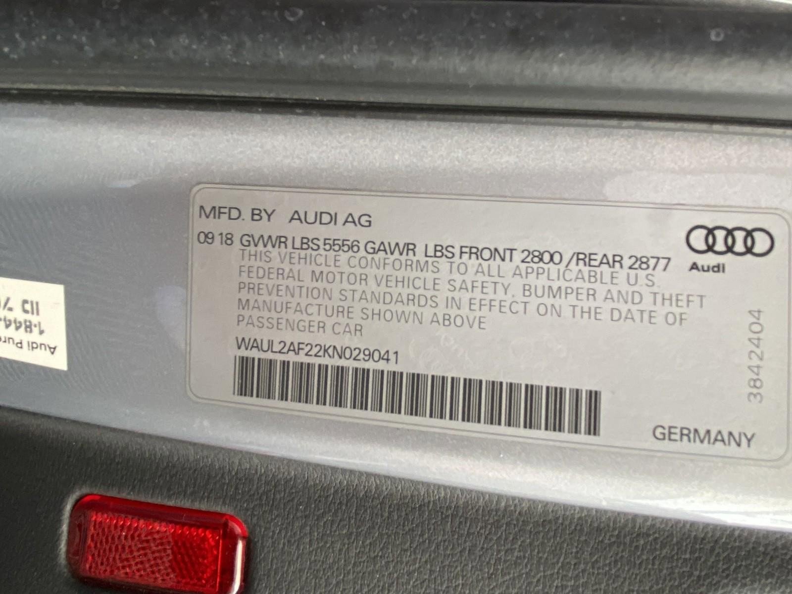Used 2019 Audi A6 3.0T Premium Plus w/ Premium Plus Package AWD/4WD image 30