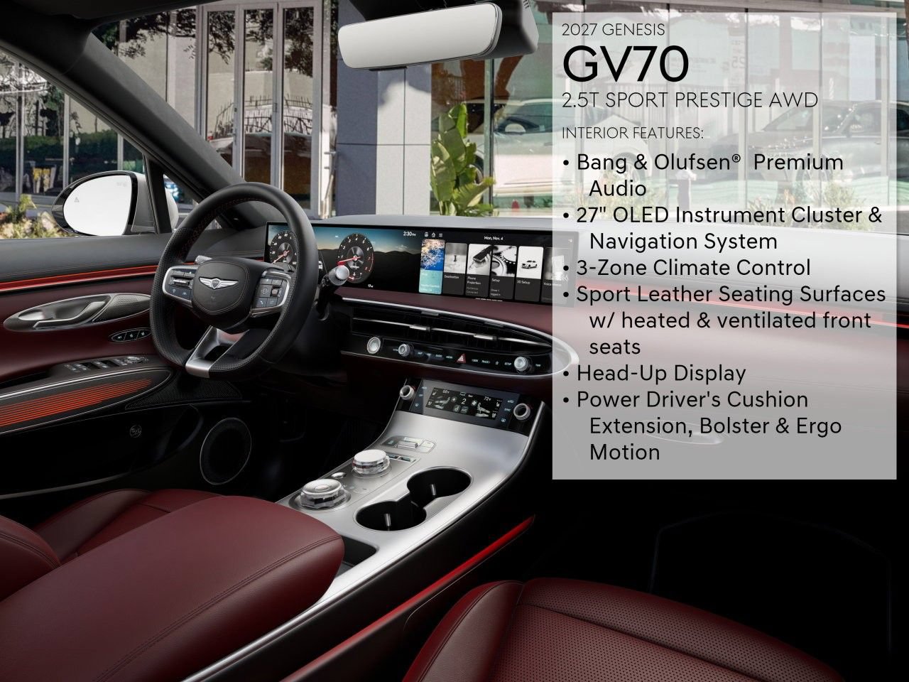 New 2027 Genesis GV70 2.5T Sport Prestige AWD/4WD image 21